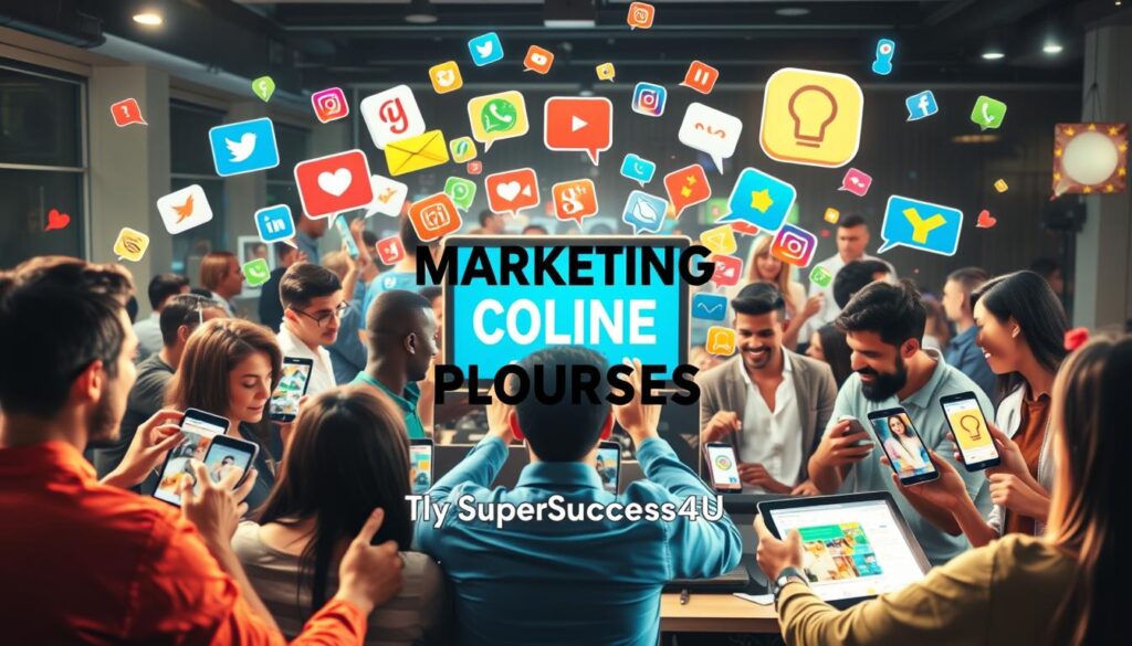 Marketing online course on social media