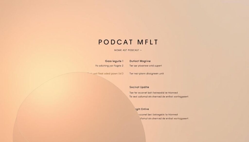 Podcast Script Template Design