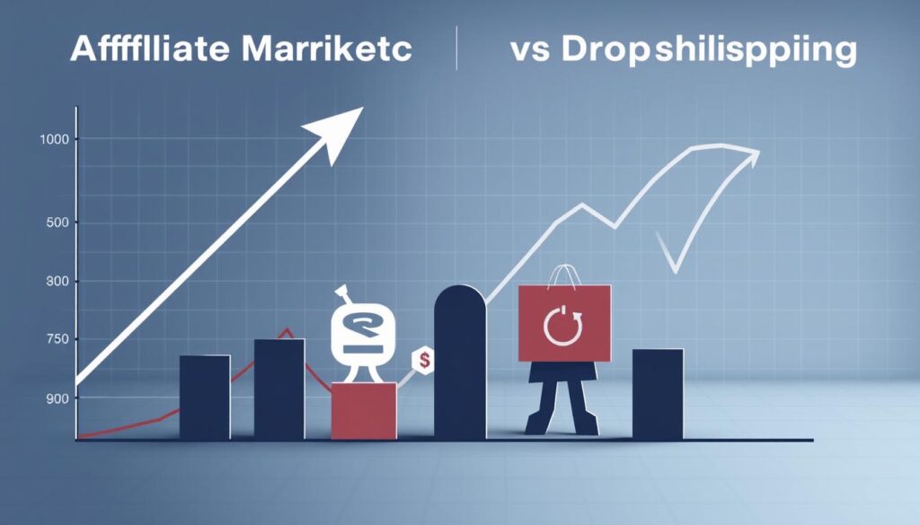 Revenue Comparison Affiliate Marketing vs Dropshipping