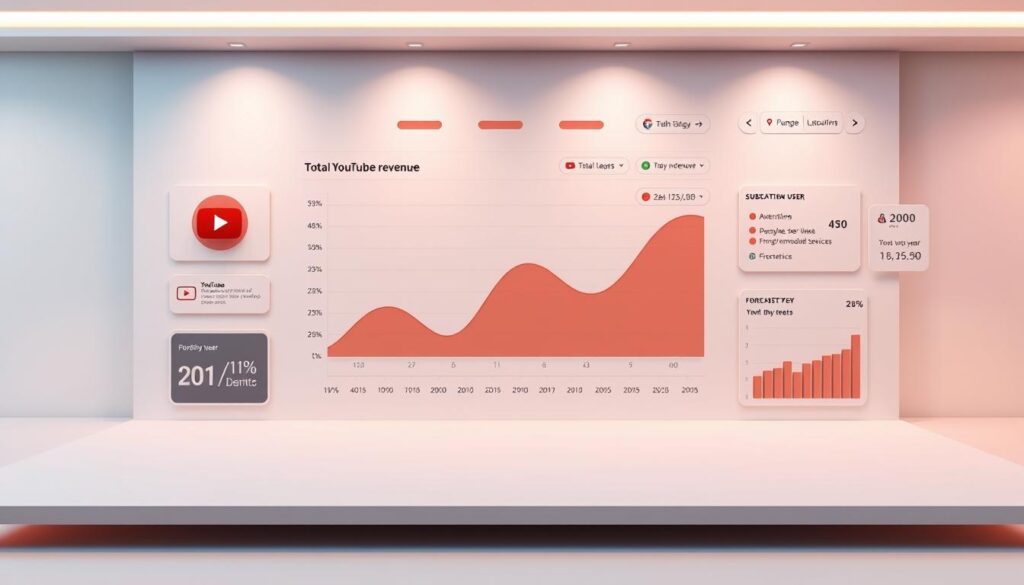 YouTube revenue trends 2025