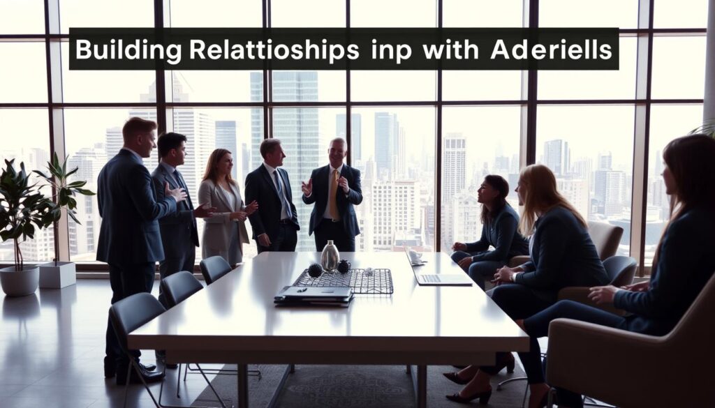 building relationships with advertisers