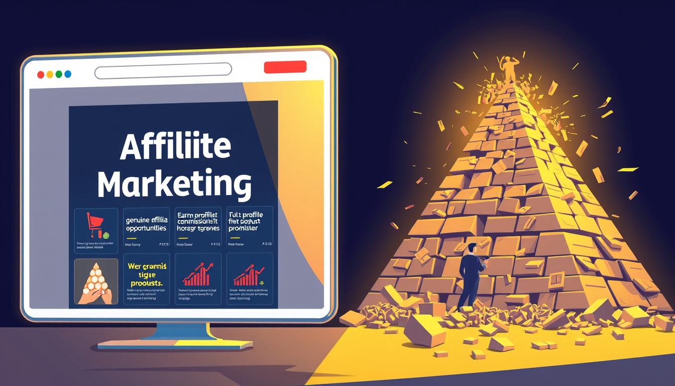 is affiliate marketing a pyramid scheme