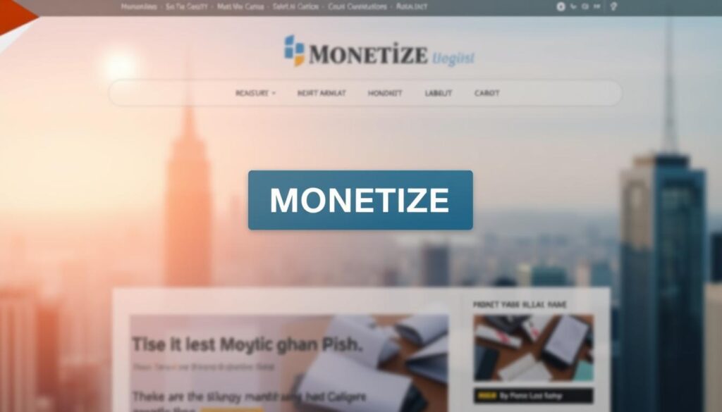 monetize blog