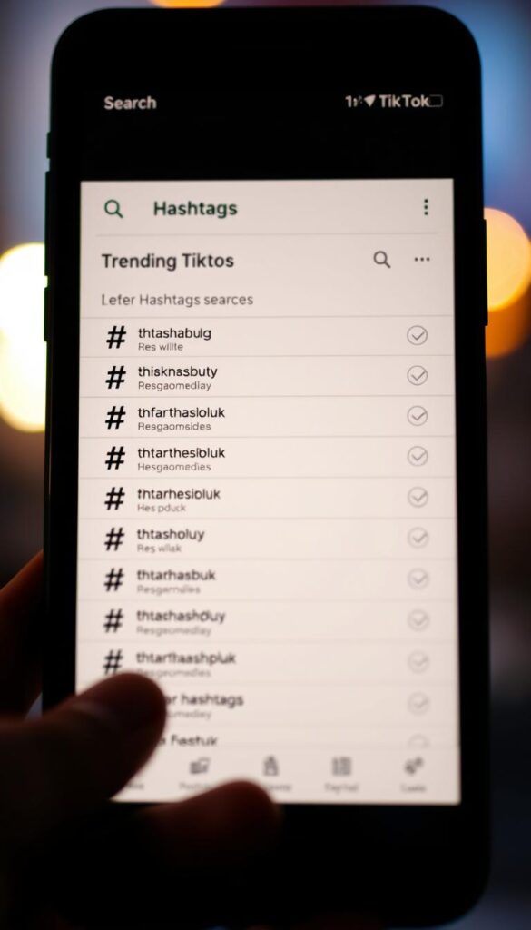 tiktok hashtag search