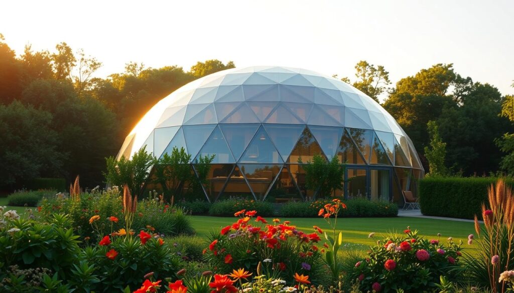 Energy-efficient dome home