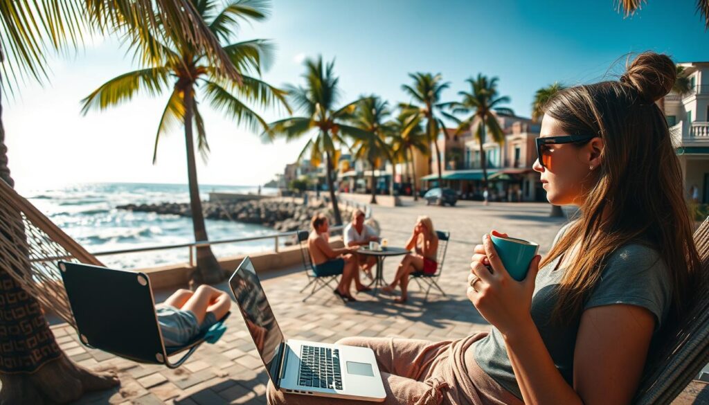 day in the life digital nomad