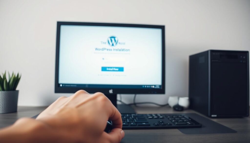 install WordPress new blog