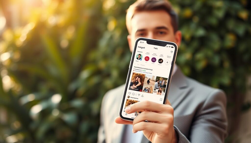 social media profile