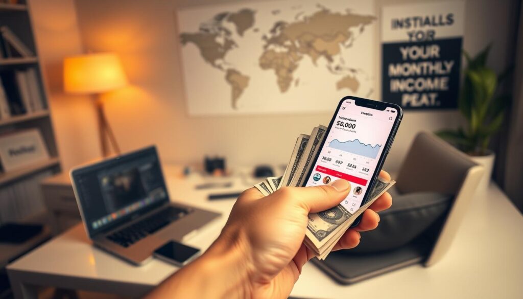 first $1K month on instagram account