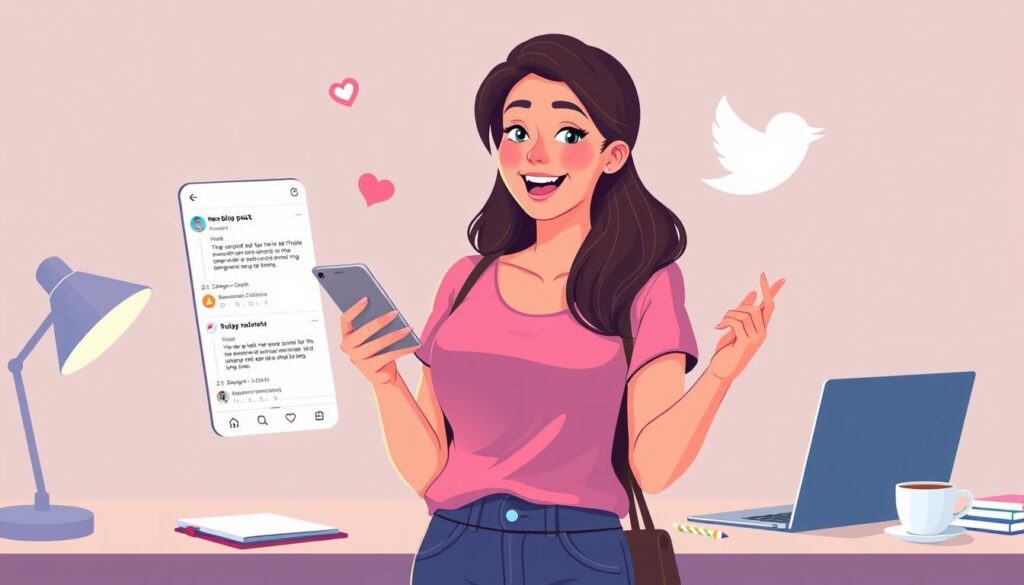 promote new posts social media