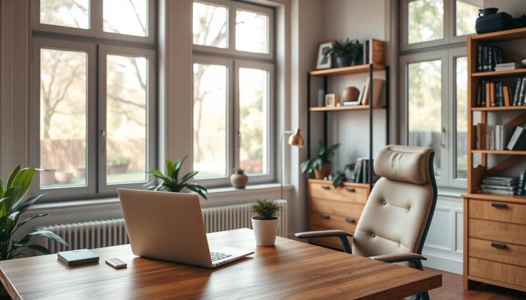 remote work home office