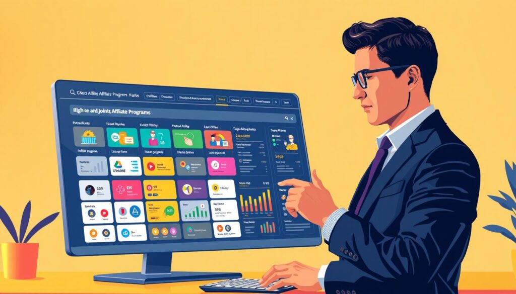 select and join high-quality affiliate programs