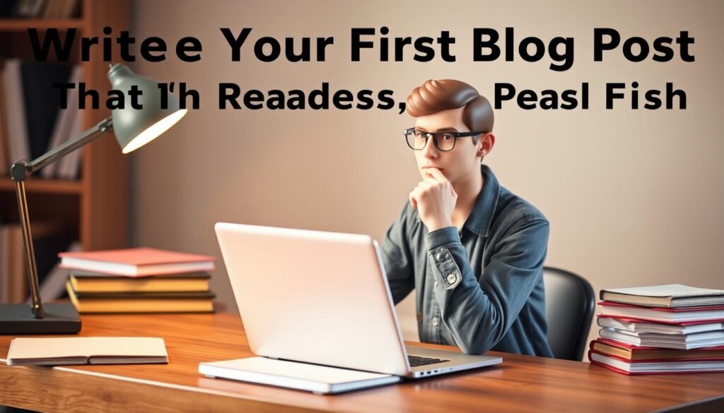 write blog post