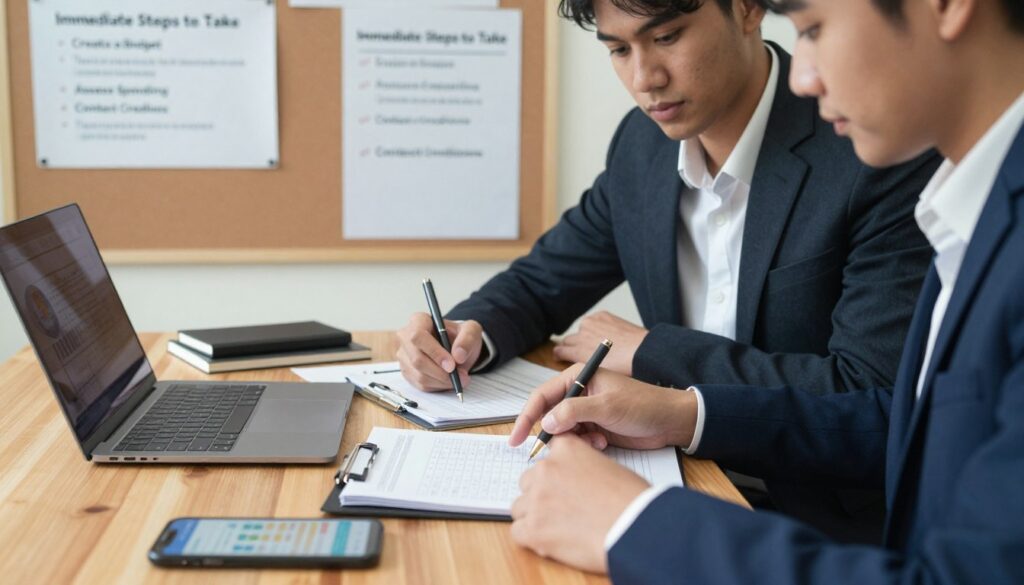 Immediate steps for a max credit card