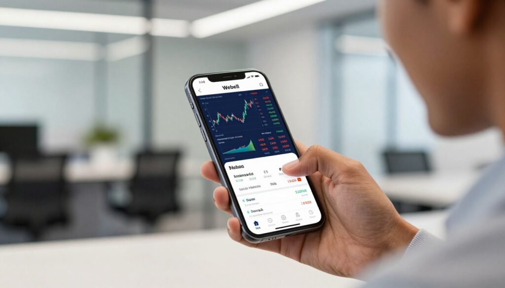 Webull mobile trading platform