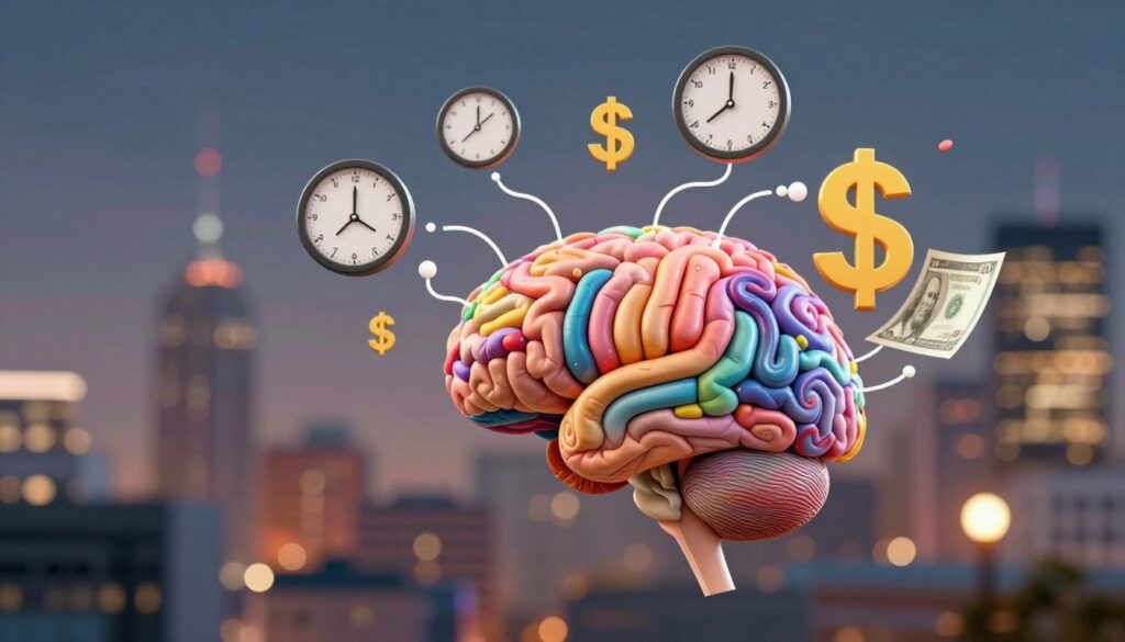 adhd brain time money