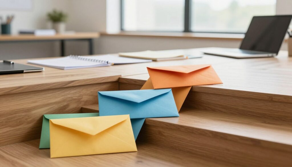 envelope steps