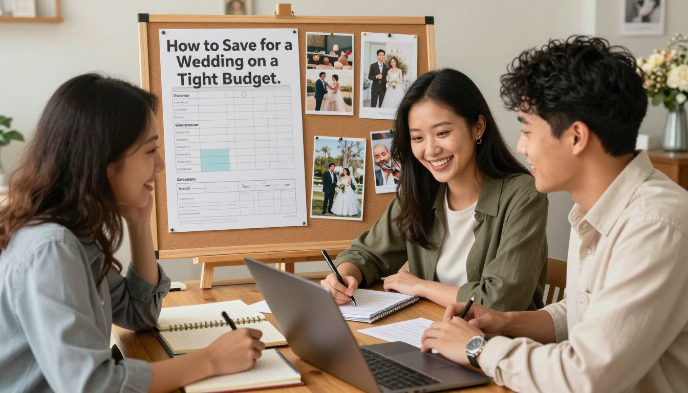 how to save for a wedding on a tight budget