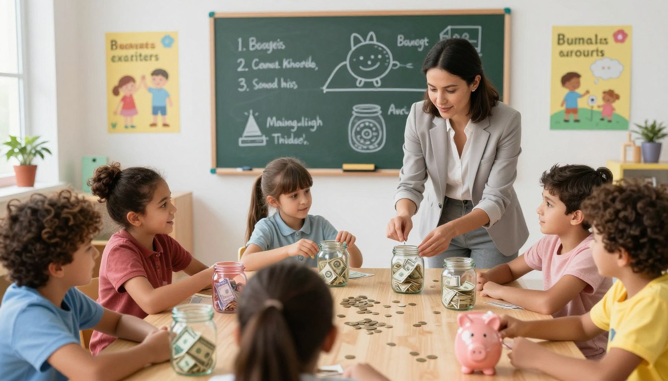 how to teach kids about money and saving