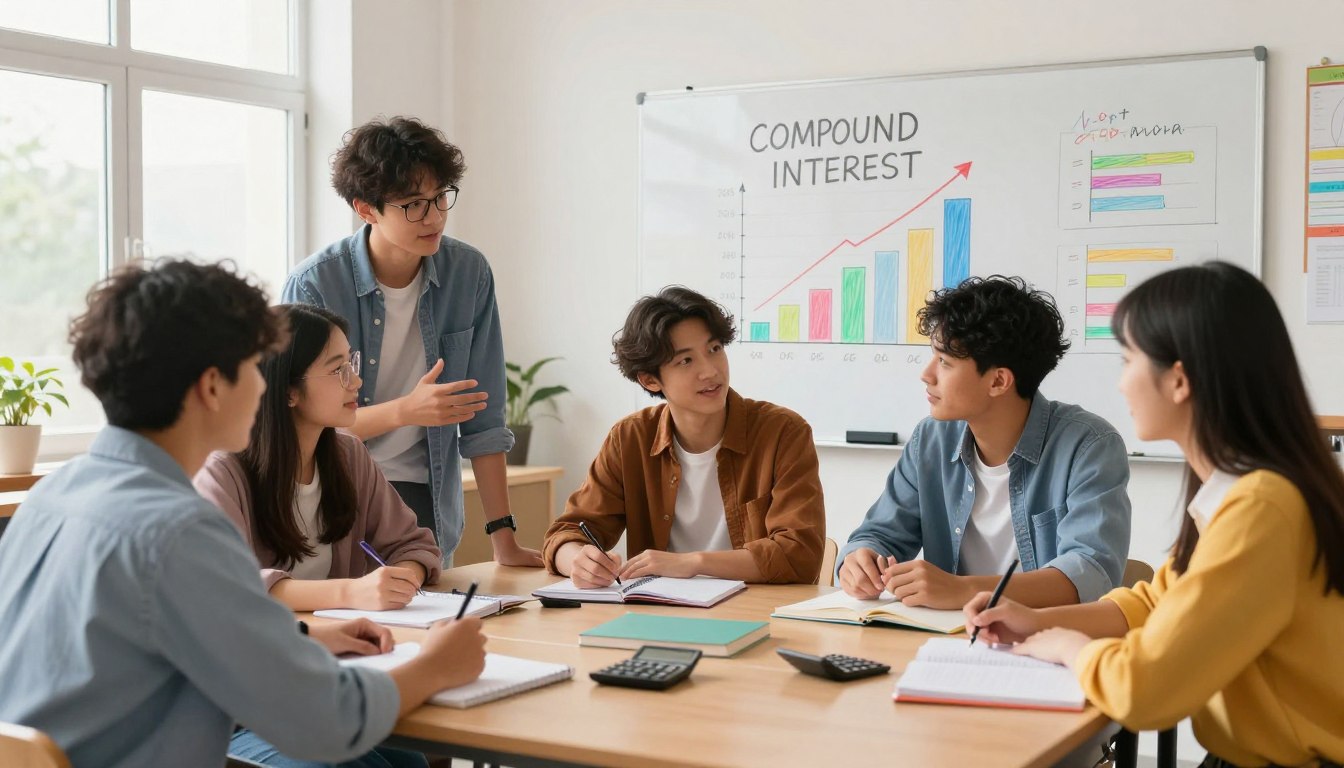 how to teach teenagers about compound interest