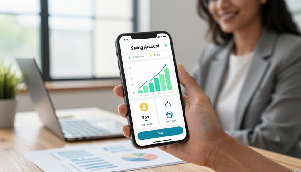 mobile app accessibility savings account