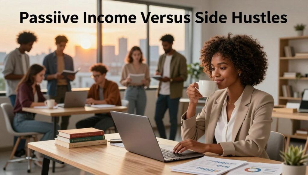 passive income versus side hustles