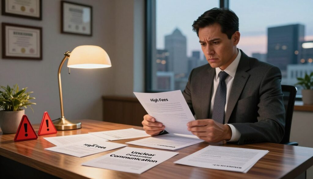 red flags fiduciary financial advisor