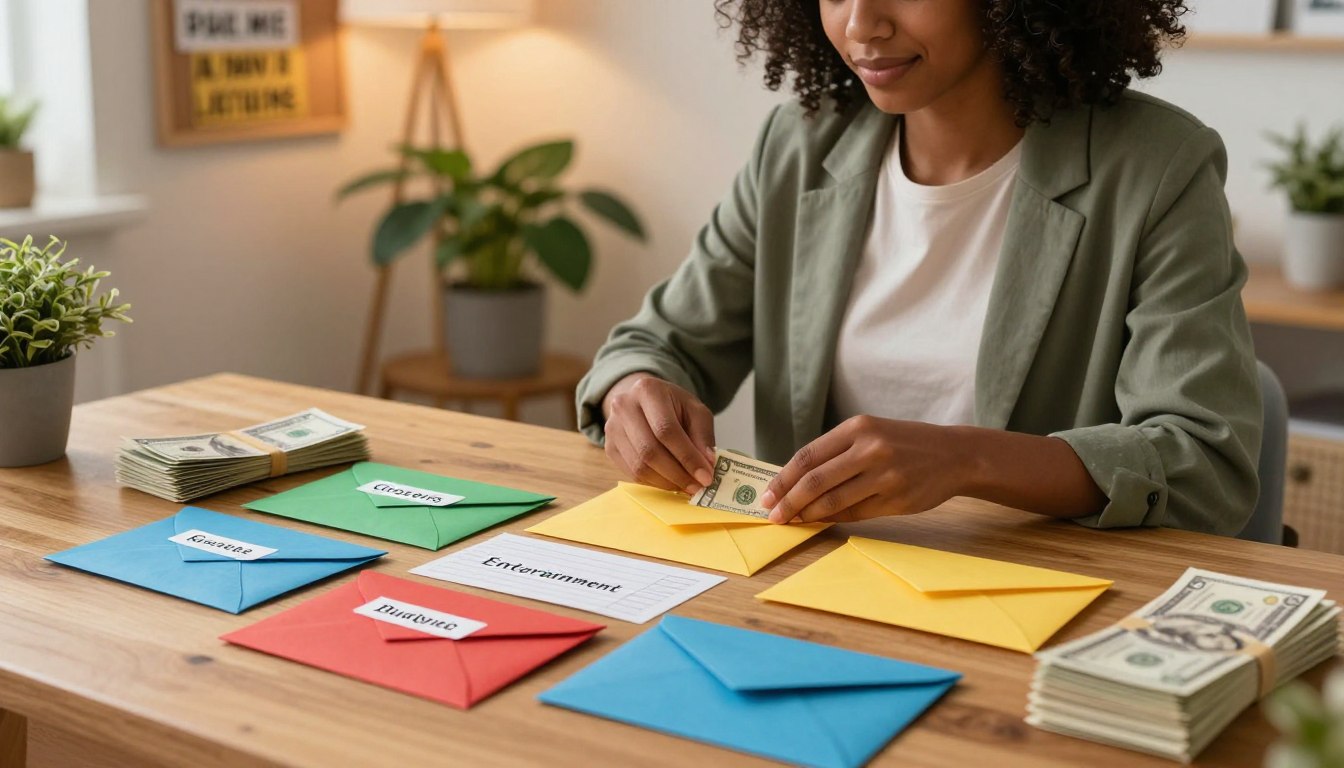 the envelope system for budgeting cash